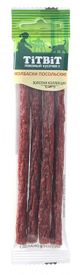 TITBIT Лакомства для кошек колбаски Посольские