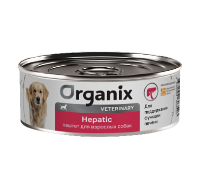 Organix vet HEPATIC консервы для взрослых собак для поддержания функции печени