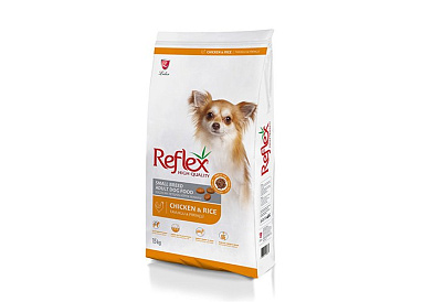 REFLEX сухой корм для собак мелких пород с курицей и рисом