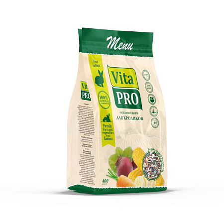 Купить vita pro сухой корм для кроликов