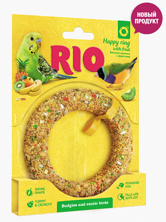 Купить Рио Веселое колечко лакомство-игрушка для волнистых попугаев и экзотов