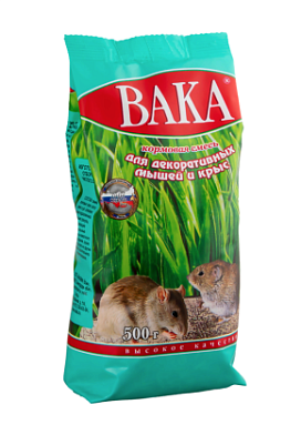 ВАКА "ВК" Сухой корм для декоративных мышей и крыс