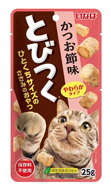 INABA Tobitsuku Лакомство для кошек Снеки со вкусом кацуобуси