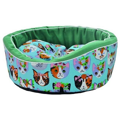 Homepet Канвас лежак малый коты для собак и кошек