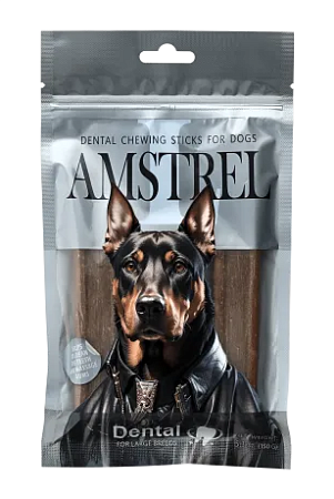 Купить amstrel dental жевательное лакомство для собак крупных пород