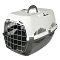 СКИДКА Yami-Yami переноска для собак и кошек "Спутник-1" темно-серый/белый, до 9 кг