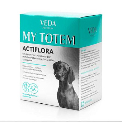 Веда MY TOTEM ACTIFLORA мультивитаминный комплекс для собак