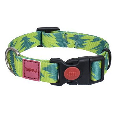 Tappi Эвэйк амуниция ошейник из стропы для собак, зеленая