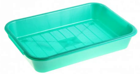 Купить homecat atlantis Туалет для кошек с сеткой светло-зеленый перламутр