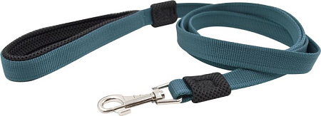 Купить zooexpress fresh line поводок с мягкой ручкой для собак, морская волна