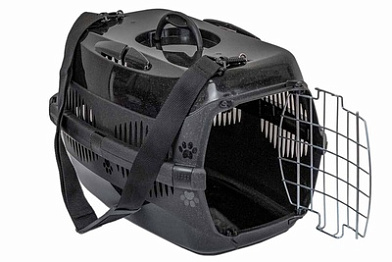 СКИДКА Yami-Yami переноска для собак и кошек "Спутник" с наплечным ремнем, черный, до 9 кг