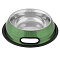 Tappi Кастор миска металлическая для собак и кошек, зеленая