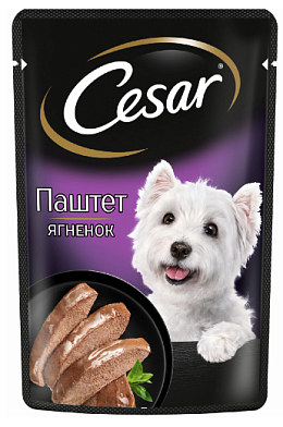 Cesar влажный корм с ягненком (пауч)