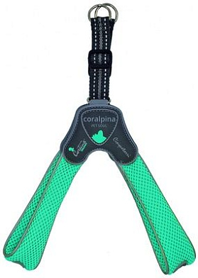 Cortina (Coralpina) мягкая шлейка для собак "Супер Комфорт", бирюзовый