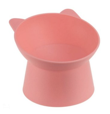 HOMEPET Frost Touch Китти миска пластиковая на подставке для собак и кошек, коралловая
