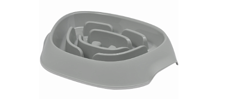 Купить moderna миска пластиковая для медленного кормления для кошек и собак, оливкового цвета