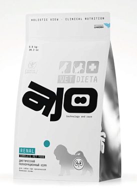 AJO Vet Dieta Ultra Renal Корм сухой для собак при хронической болезни почек