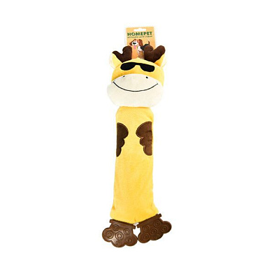 Homepet SEASIDE игрушка для собак лось с пищалкой плюш