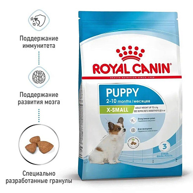 Royal Canin x-small puppy сухой корм для щенков карликовых пород