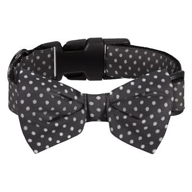 Tappi Cпин бабочка-ошейник для собак, черная