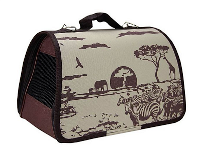 Догман Сумка-переноска для собак и кошек Лира бежевый Сафари