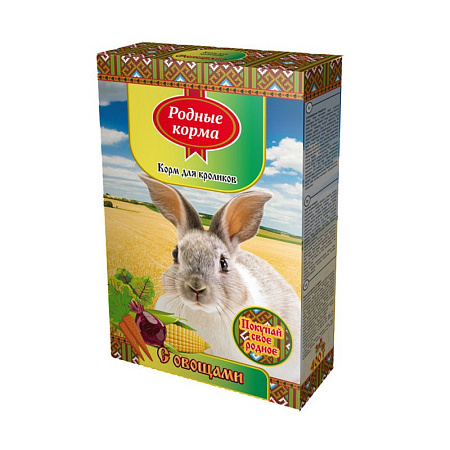 Купить Родные корма Сухой корм для кроликов Овощи