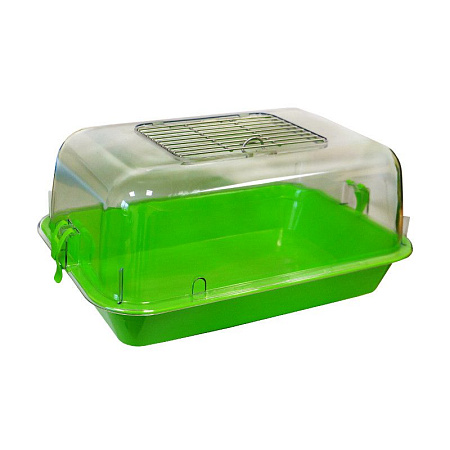 Купить zooexpress террариум с металлической дверкой прозрачный средний