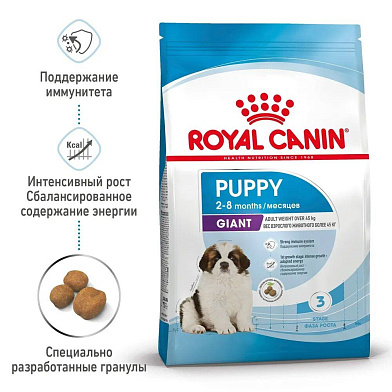 Royal Canin giant puppy сухой корм для щенков гигантских пород