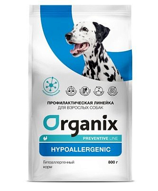 Organix Preventive Line Hypoallergenic сухой корм для взрослых собак всех пород