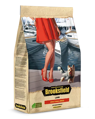 Brooksfield Low Grain Adult Dog Small Breed сухой корм для взрослых собак мелких пород с ягненком и рисом