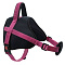 ZOOexpress Fresh Line шлейка с ручкой для собак, черная с малиновым