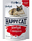 Happy cat влажный корм для стерилизованных кошек, говядина кусочки в соусе (пауч)