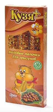 Кузя лакомство для грызунов палочки "Орех"