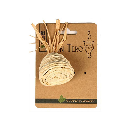 Купить Мон Теро игрушка ЭКО для кошки "Пирамидка" с кошачьей мятой (бежевая)