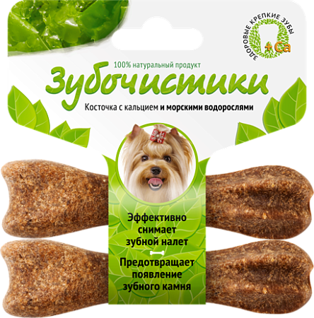 Купить Зубочистики лакомство для собак мелких пород Морские водоросли