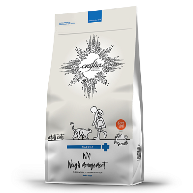 CRAFTIA GALENA CAT WEIGHT MANAGEMENT (Obesity) сухой корм для взрослых кошек при избыточном весе