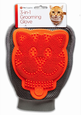 Kitty City Котёнок перчатка для груминга 3в1 для кошек
