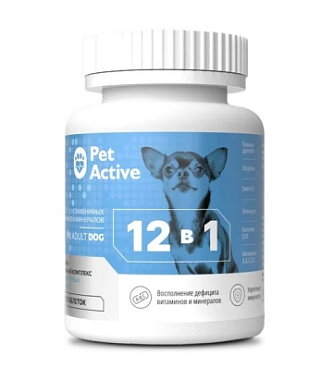 BioPetActive мультивитаминный комплекс для собак и щенков миниатюрных пород 12 в 1