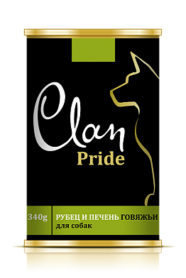 Clan Pride консервы для собак Рубец и печень говяжья
