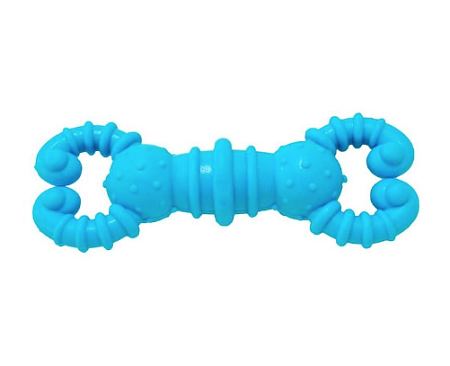 Купить homepet tpr игрушка для собак игрушка для собак гантелька crabs
