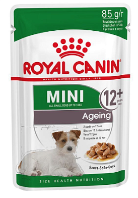 Royal Canin влажный корм кусочки в соусе для стареющих собак мелких пород старше 12 лет (пауч)