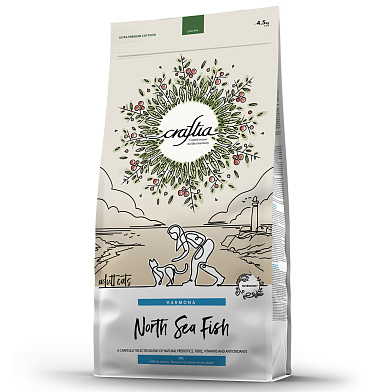 CRAFTIA HARMONA сухой корм для взрослых кошек из рыбы северного моря