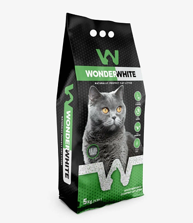 Купить wonder white наполнитель для кошек комкующийся c ароматом алоэ вера