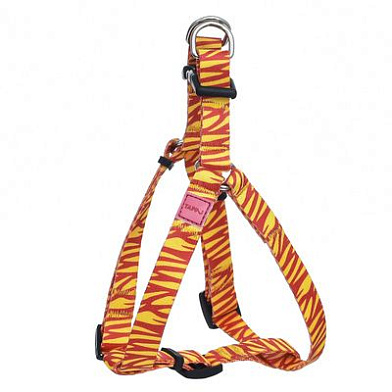 Tappi Сириус амуниция шлейка из стропы для собак, оранжевая