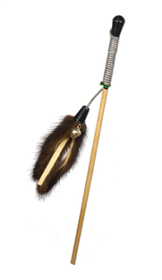 GOSI Игрушка для кошек Дразнилка норковая пальма на веревке