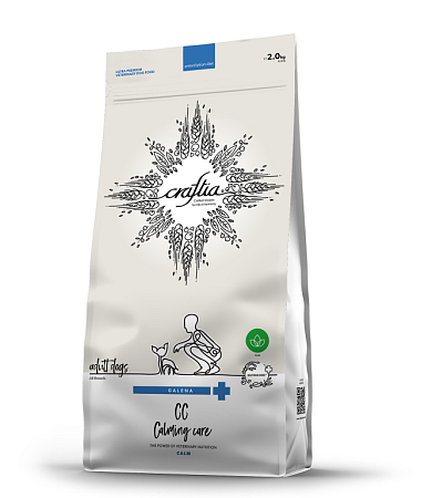 Купить craftia galena dog calming care сухой корм для взрослых собак всех пород при стрессовых ситуациях