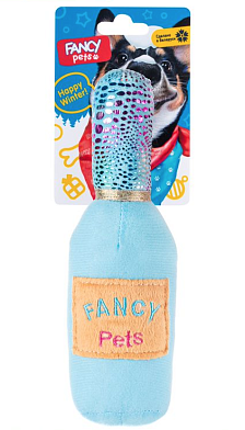 FANCY игрушка для собак Бутылка шампанского с пищалкой