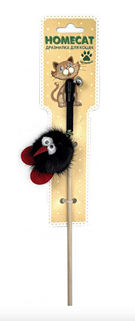 Купить homecat Дразнилка для кошек Птичка из норки на резинке с бубенчиком