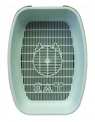 ZOOexpress туалет для кошек КЭТ малый с сеткой