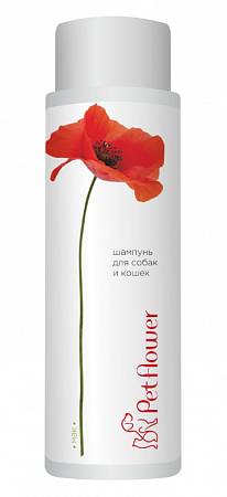 Купить pet flower шампунь универсальный для кошек и собак с ароматом мака
